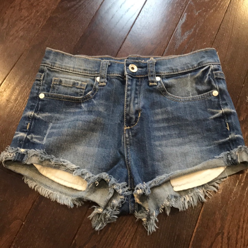 Special A jean shorts distressed size small